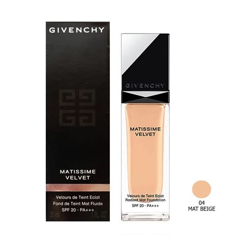 givenchy mattisme velvet 04 beige|Givenchy N04 Mat Beige Matissime Velvet Radiant Mattifying .